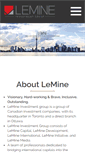 Mobile Screenshot of leminegroup.com